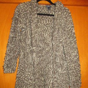Daytrip long hooded sweater cardigan